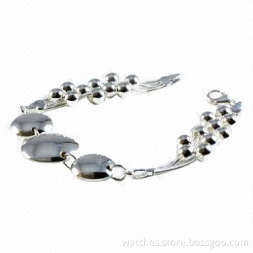 Fashionable Chrome-plated Bracelet, Made of Brass and Zinc Alloy, OEM/ODM Orders Welcomed
